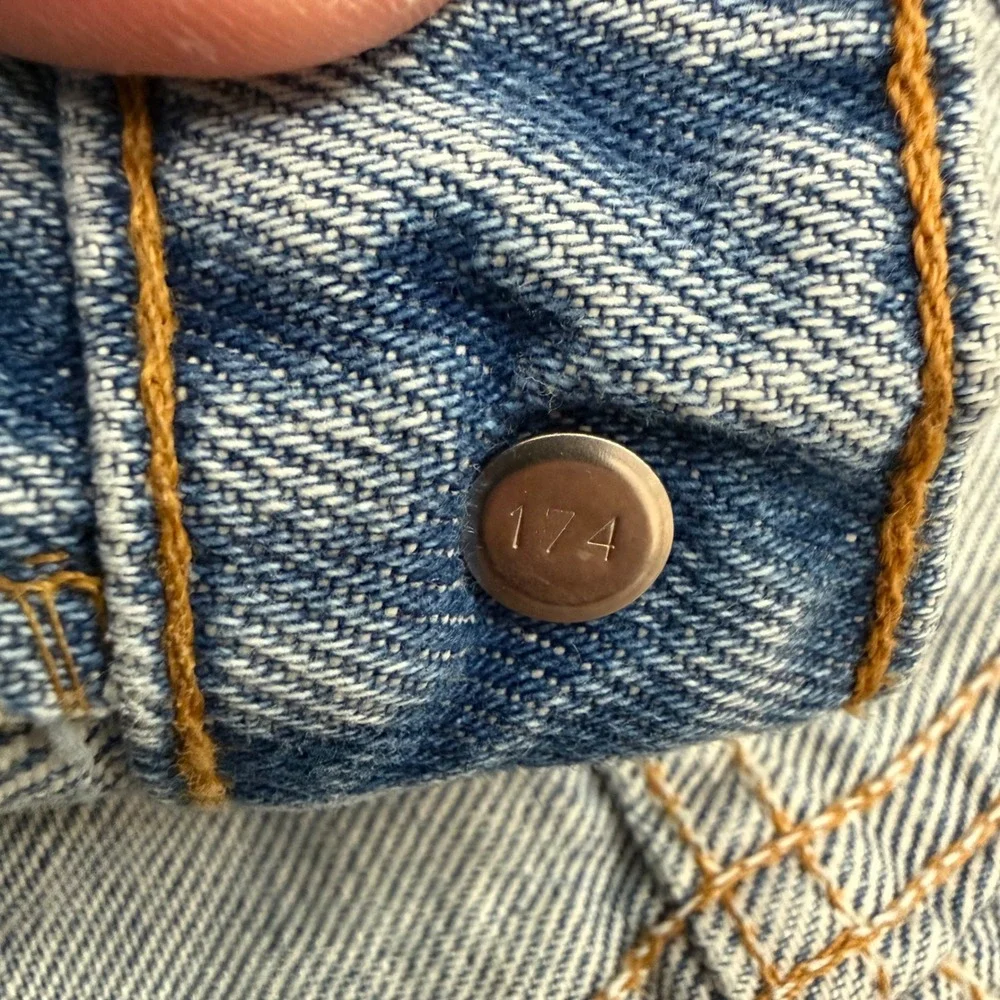Levis 545 Loose Fit Jeans Mens 42x32 Blue Vintage 90s Brown Tab Denim Pants 545